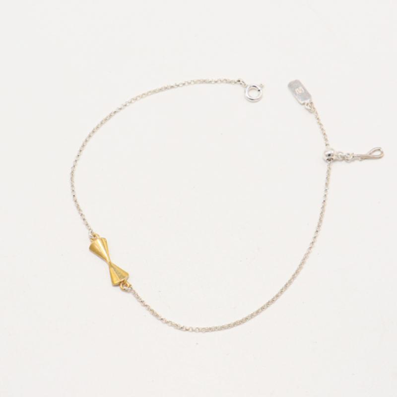 UNI.J Timglas Silver Ankelkedja Iak41 [Blandad]