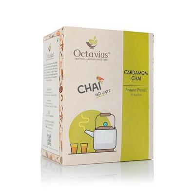 Octavius ​​| Kardamom-Chai-Tee-Fertigmischung – 50 Beutel | Elaichi Chai | Fertigteemischung | Fertigtee | Fertiges Teepulver(15 g x 50 Beutel)