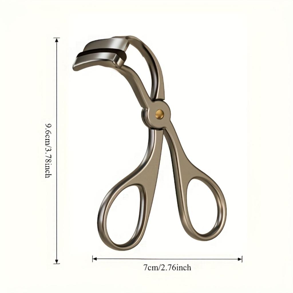 All Metal Stainless Steel Heavy-duty Eyelash Curler, Designed for Long-lasting Curling and Eyelash Shaping, Specifically for Eye Curves