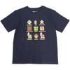 [Fine Plus] T-shirt Short Sleeve Super Mario Bros. Mario Dot Collection Retro Toy Character