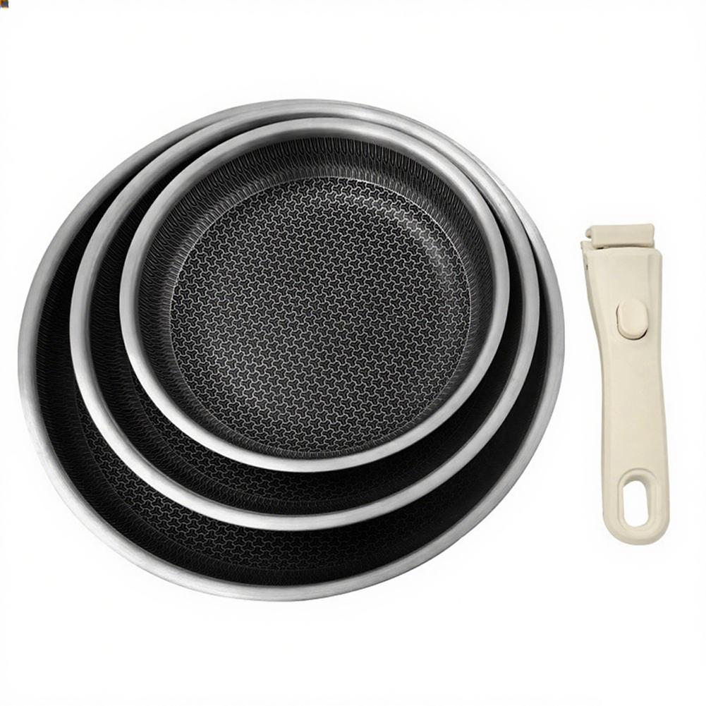 1 Stück Nicht gehammerte Pfanne 22, 26, 30CM Für alle Herde Für Kochanwendungen auf verschiedenen Herden Kratzfest, Gleichmäßige Erwärmung Kochgeschirr