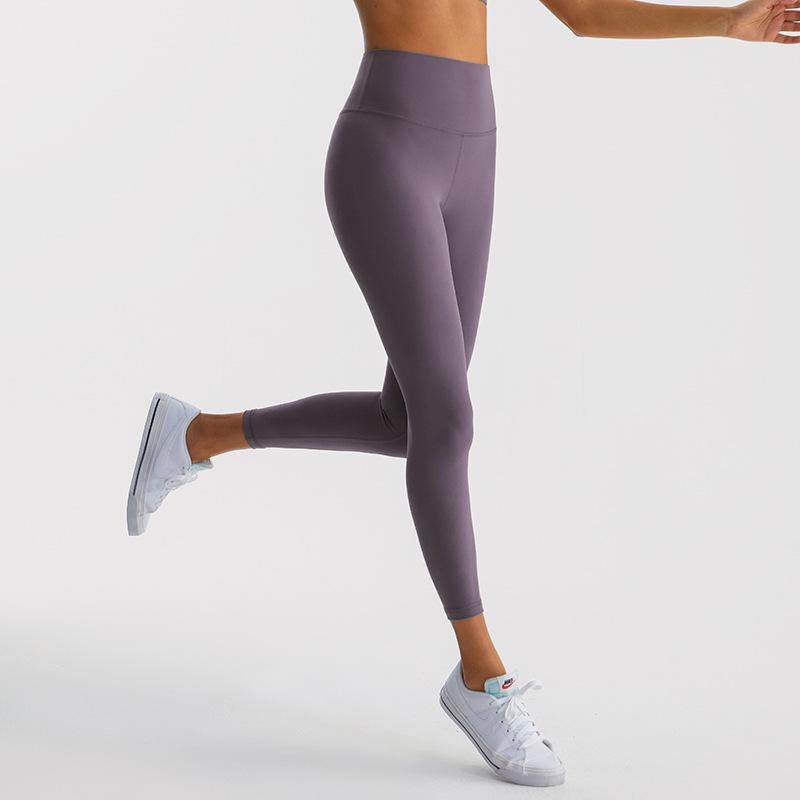 Neue High-Waist Yoga-Hose mit Nude-Gefühl: Damen-Leggings mit Hüftlift, Bauchkontrolle und Feuchtigkeitsableitung