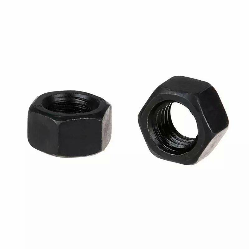 M3-M10 Black Hex Nuts, Grade 4.8 High Strength, Full Range of Specifications