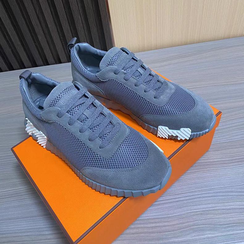 H Home Herren Leder Freizeitsneakers Schwarze Kleine Weiße Schuhe Paar Atmungsaktives Netz Herrenschuhe