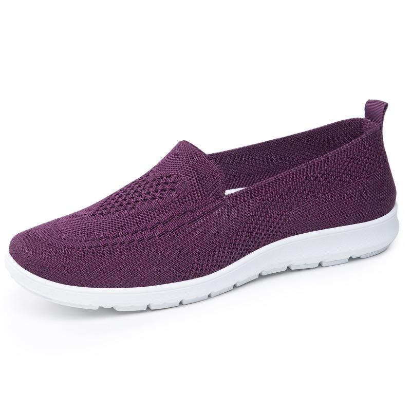Beijing cloth shoes new women's shoes casual breathable flat-soled single shoes one pedal soft-soled shoes casual shoes