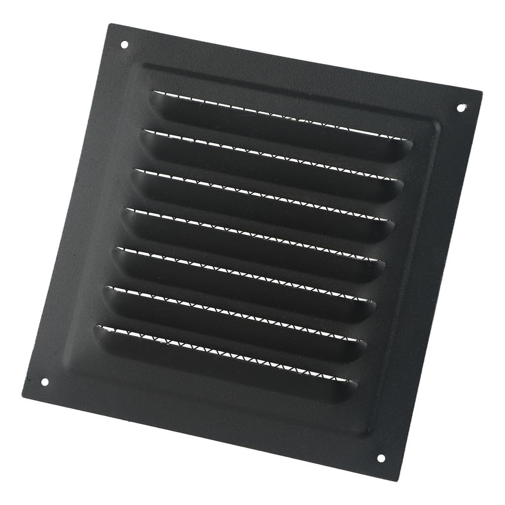 1/2Pcs Stainless Steel Air Vent Square Ventilation Grille 15x15cm Return Grille With Protective Grille Cover Black/White