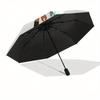 Automatycznie otwierany i zamykany parasol Pippi Pończoszanka, Kompaktowy parasol podróżny, Lekki i przenośny, Odpowiedni na plażę, do dojazdów do pracy B