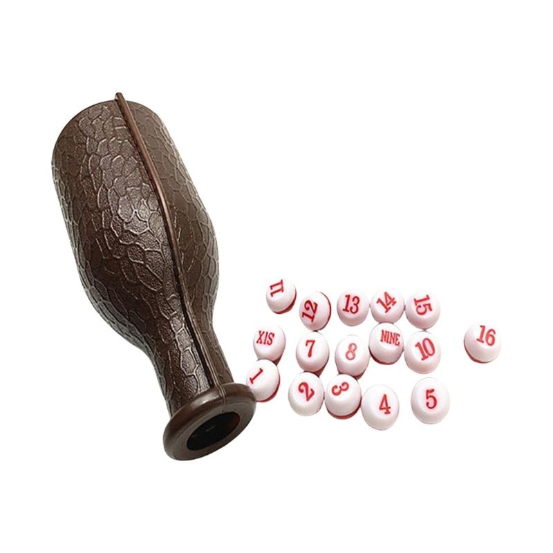 Billiard Pool Bottle Pool Table Accessory Billiard Pool Shaker Pool Billiard Table Pool Shaker Bottle with Tally Balls