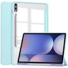 Transparente Hülle für Samsung Galaxy TAB S10 Plus s10+ 12,4 Zoll Funda Tablet-Hülle Hülle mit Ständer Tragbare Halterung Schale