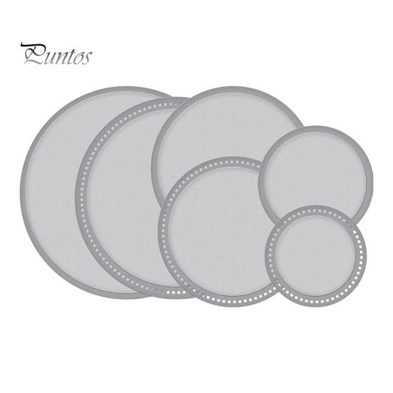 Runde Kreis Metall Stanzformen DIY Scrapbook Papier Karten Handwerk Schablone Form