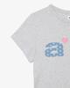 Eiieii Dot Small Letter Tee [Light Gray]