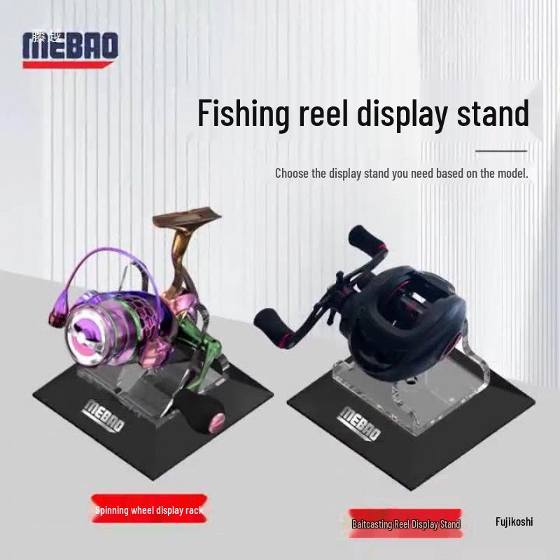 Fishing Reel Display & Storage Stand - Multifunctional Holder for Water Drop and Spinning Reels