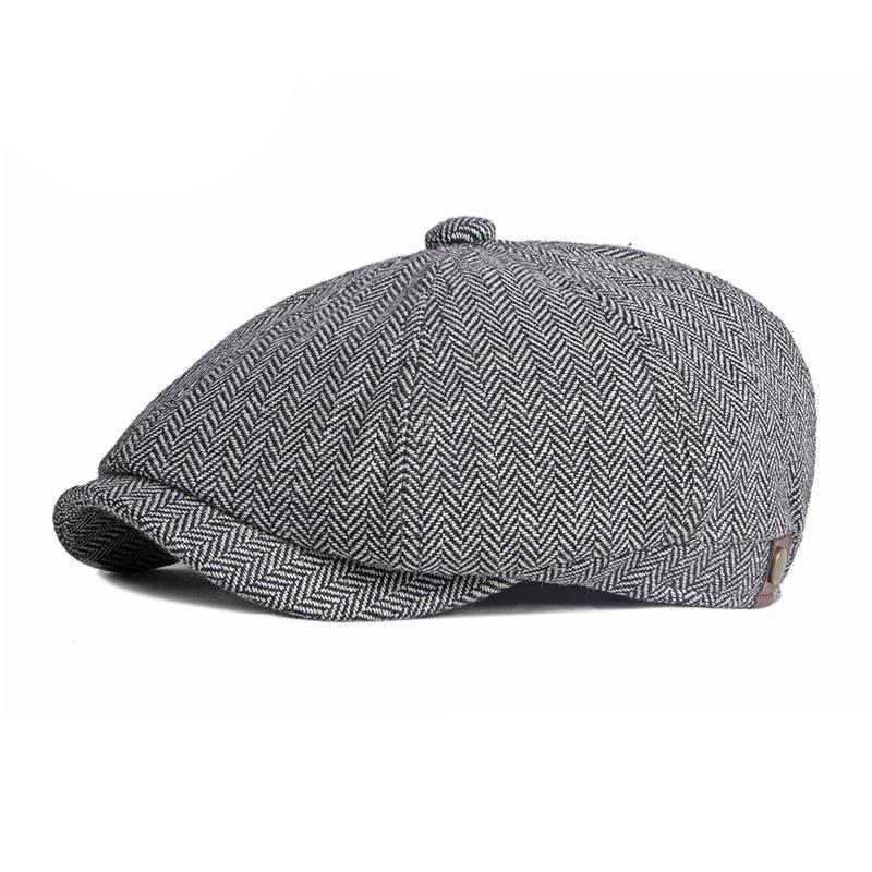 

Мужская британская ретро восьмиугольная кепка-snapback, европейско-американский стиль, с надписью, молодежная кепка художника, женская кепка вперед
