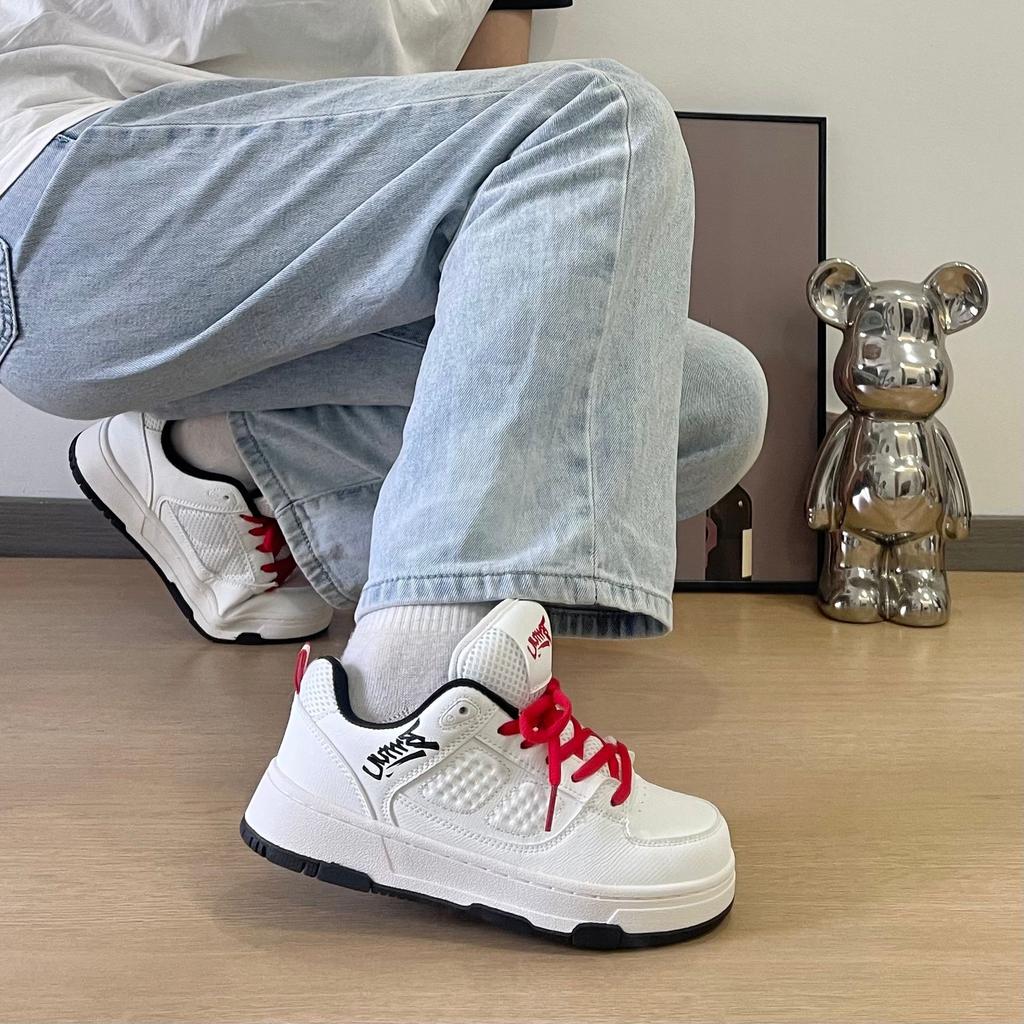 Summer Ins White German Training Shoes Chic Niche Retro Breathable Board Shoes