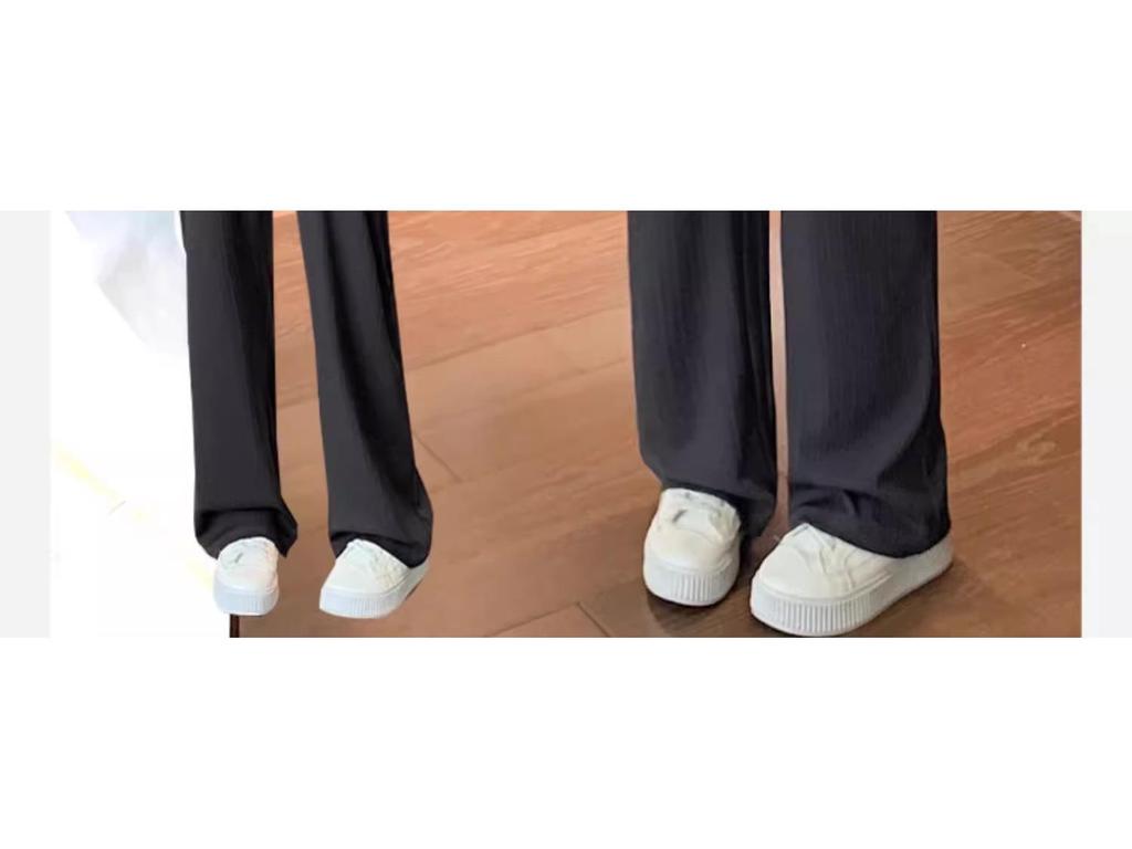 2024 Petite Maternity Pants: Spring/Autumn Wear, No Belly Support, Drawstring, Straight/Wide Leg, Long Pants