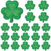 St. Patrick'S Day Embroidered Cloth Stickers Green Leaves Holiday Clothes Decorative Patches Stickers Heat Transfer