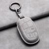 Leather Car Key Case Cover Keychain For Jeep Wrangler Commander Compass Patriot Renegade Cherokee Grand Cherokee Keyring