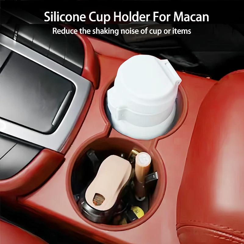 Car Cup Holder Center Storage Box For Porsche Macan 2014-2025 2025 2025 Soft Waterproof Central Protector Console Organizer