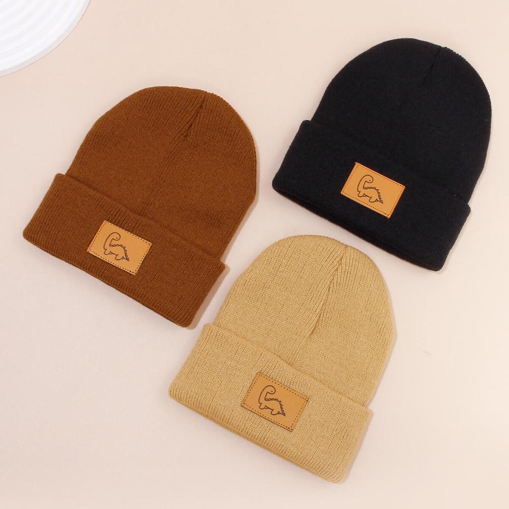 Kids Baby Winter Knit Beanie Warm Soft Wool Hat for Children Cold Weather Protection Autumn Season Comfortable Wear Fashion Cap