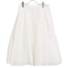 FOXEY BOUTIQUE 38165 Linen Blend Flare Skirt skirt 40 whiteUsed