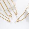 18K Gold-Plated Stainless Steel Necklace with Freshwater Pearl Pendant - European & American Fashion Trend
