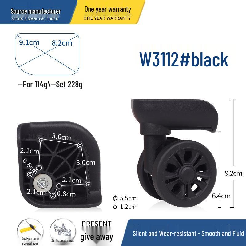 Rodas de Substituição Universal para Malas e Malas de Trolley