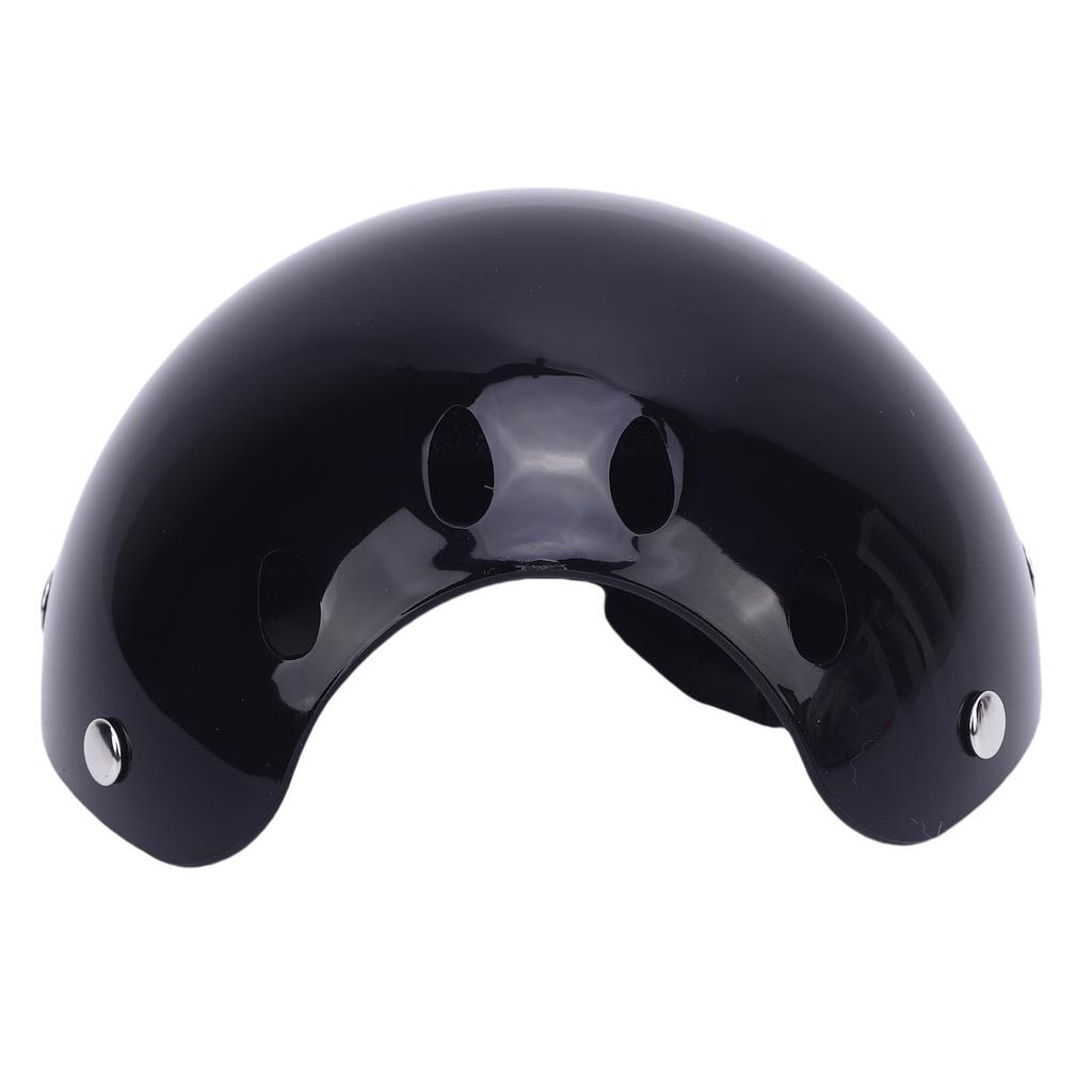 Haustierhelm Cool Kleine Hunde Motorradhelm Katze Sicherheitshut mit Verstellbarem Riemen für Outdoor-Aktivitäten S