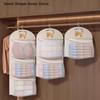 Large Capacity Storage Multilayer Breathable Mesh Pocket Door Storage Bags Net Dormitory Wardrobe Socks Underwear Hanging Bag