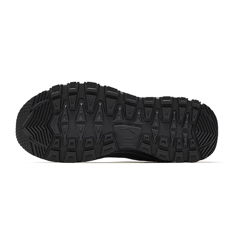 Anta Mountain Exploration Low Top Trail Running Shoes, Fleece Lined Women's Basic Black 922545584-6