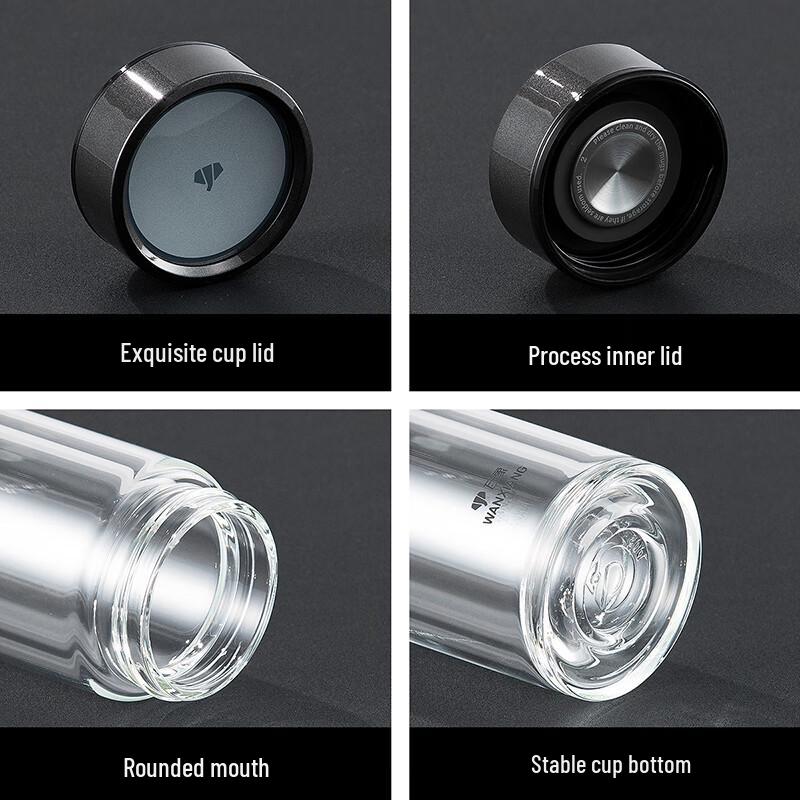 Wanshang Double-Wall Glass Tea Tumbler