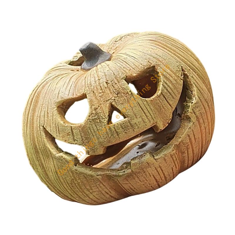 Pumpkins Fish Tanks Decoration Halloweens Theme Festives Fish Tanks Shelter 55KF