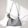 Bag Women's Leather Design Sense Niche Crossbody Bag Zipper Head Layer Cowhide Pillow Shoulder Bag