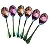 Stainless Steel Long Handle Spoon for Serving Desserts at Restaurants