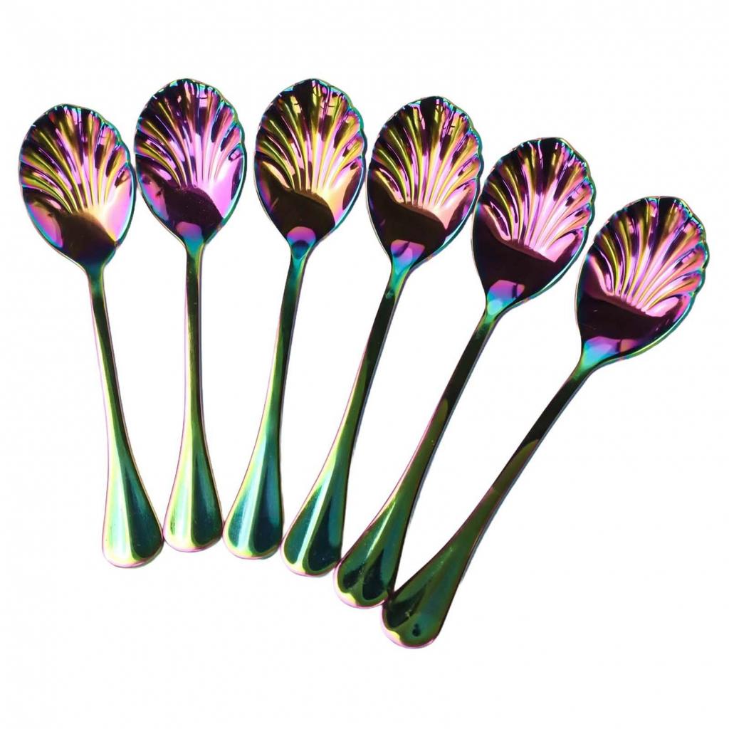 Stainless Steel Long Handle Spoon for Serving Desserts at Restaurants