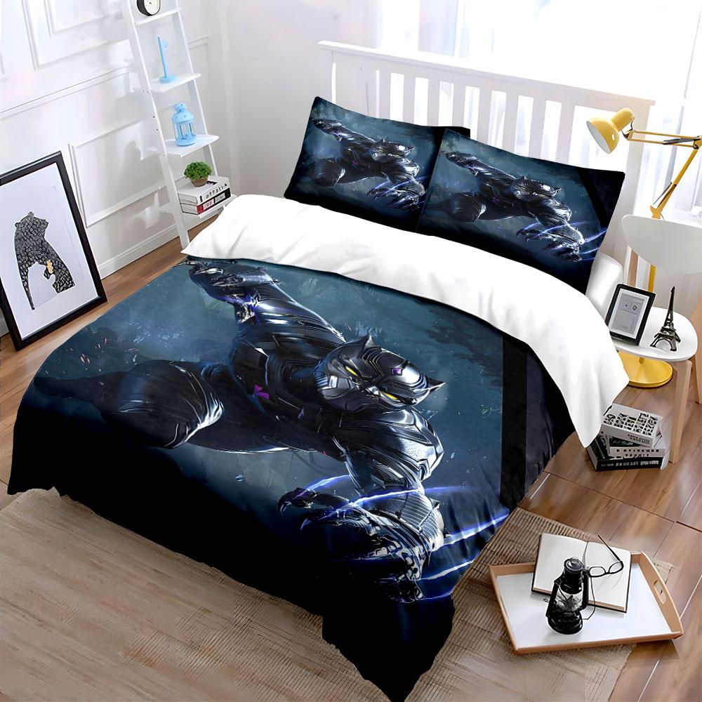 "Fierce Panther Night Elegance" Bedding sets Duvet covers Pillowcases(1* Duvet Cover 2* Pillowcases without duvet insert)