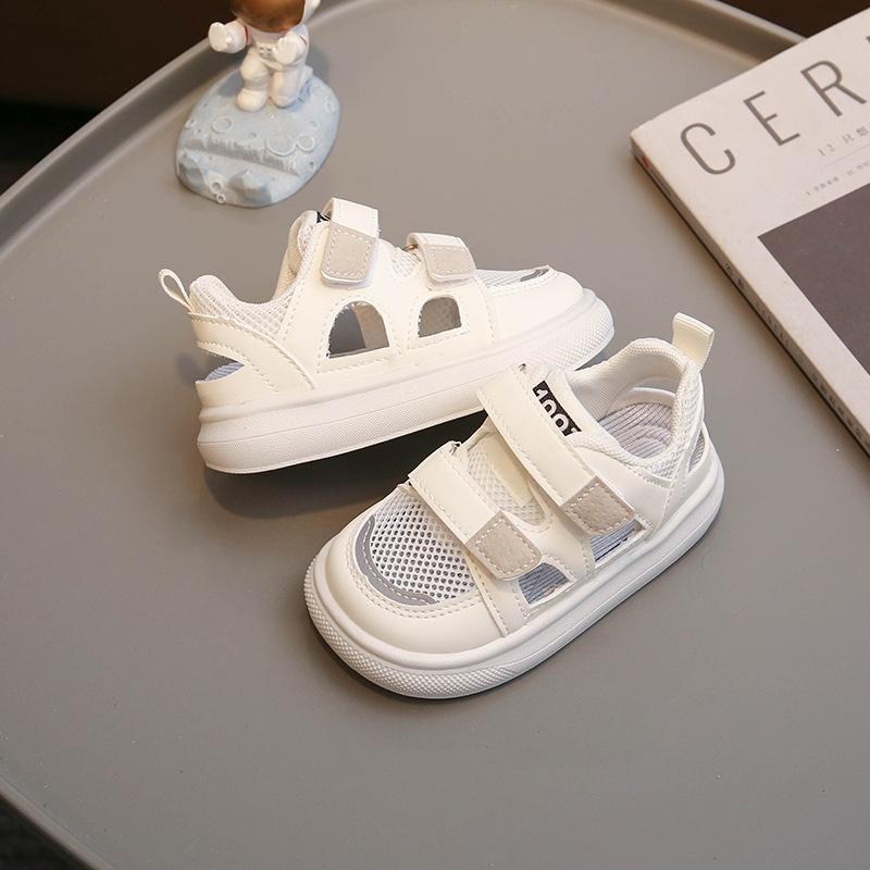 Baby sandals summer children's board shoes hollow breathable boys half sandals foreign trade girls frame shoes