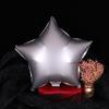 Heart-Shaped Metallic Balloon & Star Foil Balloon Set, 18-inch Birthday Party Decor