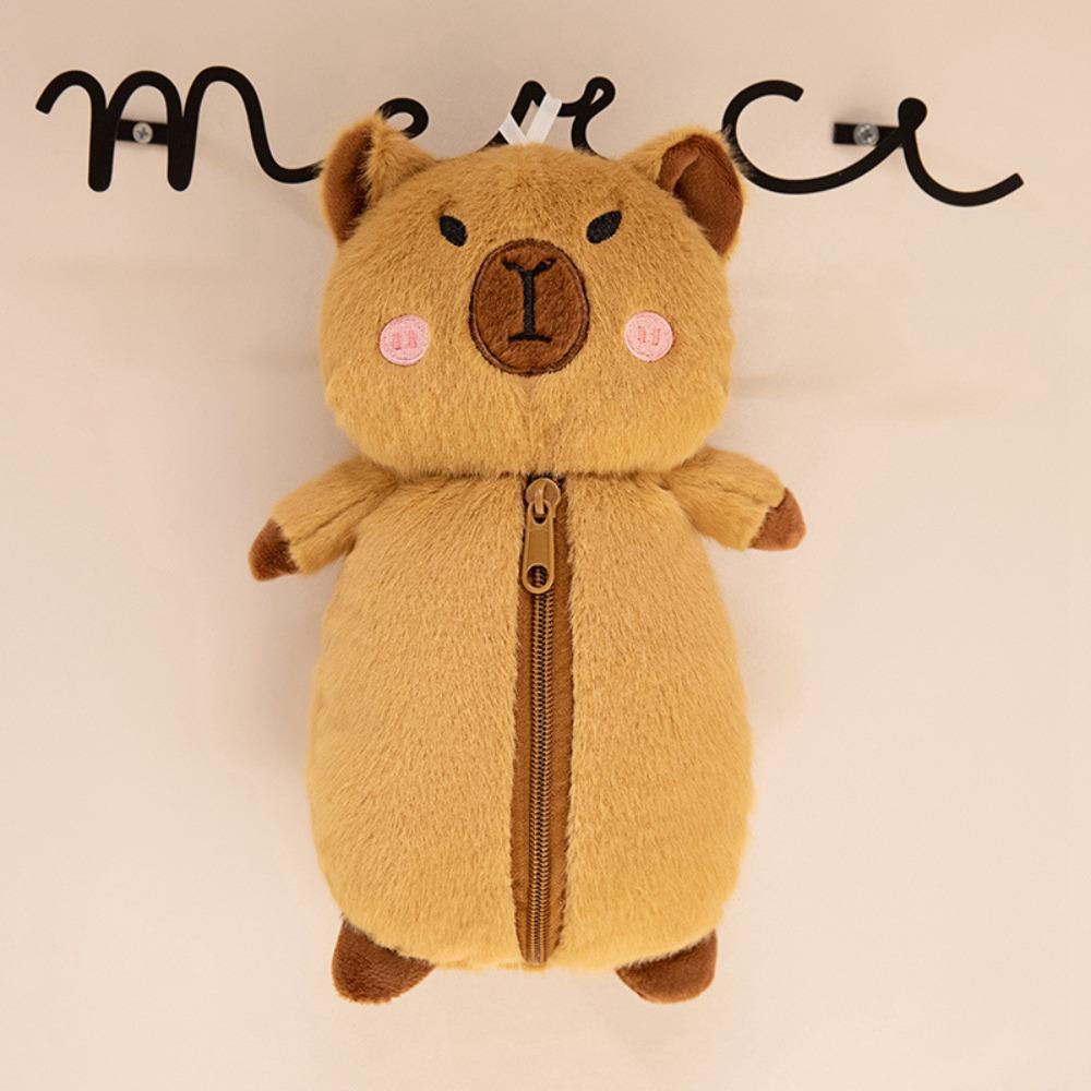 Cartoon Cat Pen Bag Large Capacity Stationery Organizer Cute Pencil Case  Student