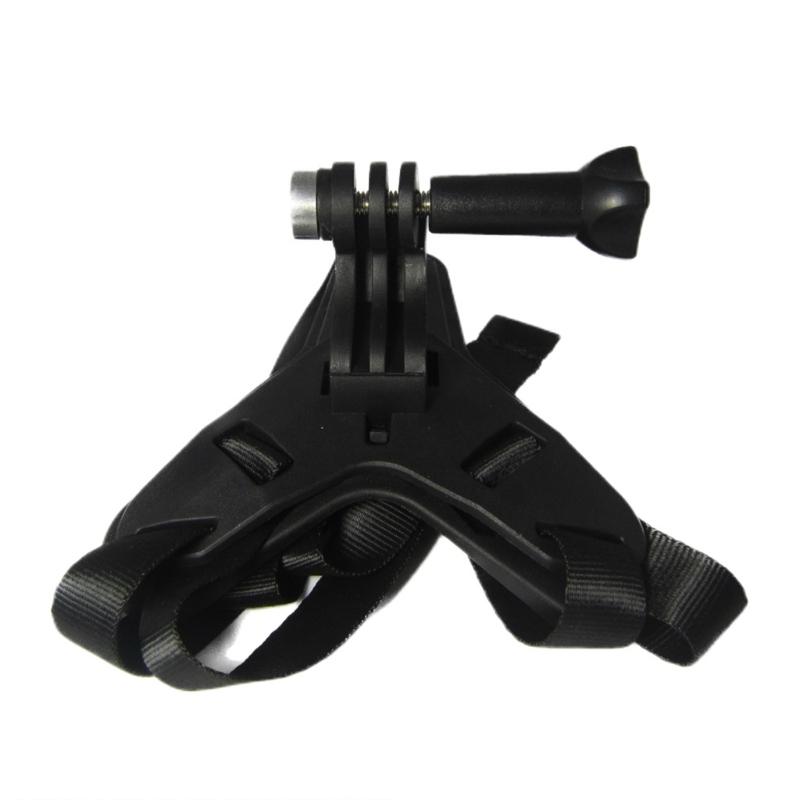 6 Piece Motorcycle Helmets Chin Mount Kit with Long Thumb Screw for Action Cameras and Smartphones