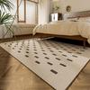 Stain-Resistant Waterproof Loop Pile Cotton Linen Carpet - Easy To Clean Floor Mat for Living Room & Bedroom