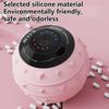 Deep Tissue Massage Ball | Compact Electric Muscle Roller for Back, Shoulders, Legs, and Waist in Pink