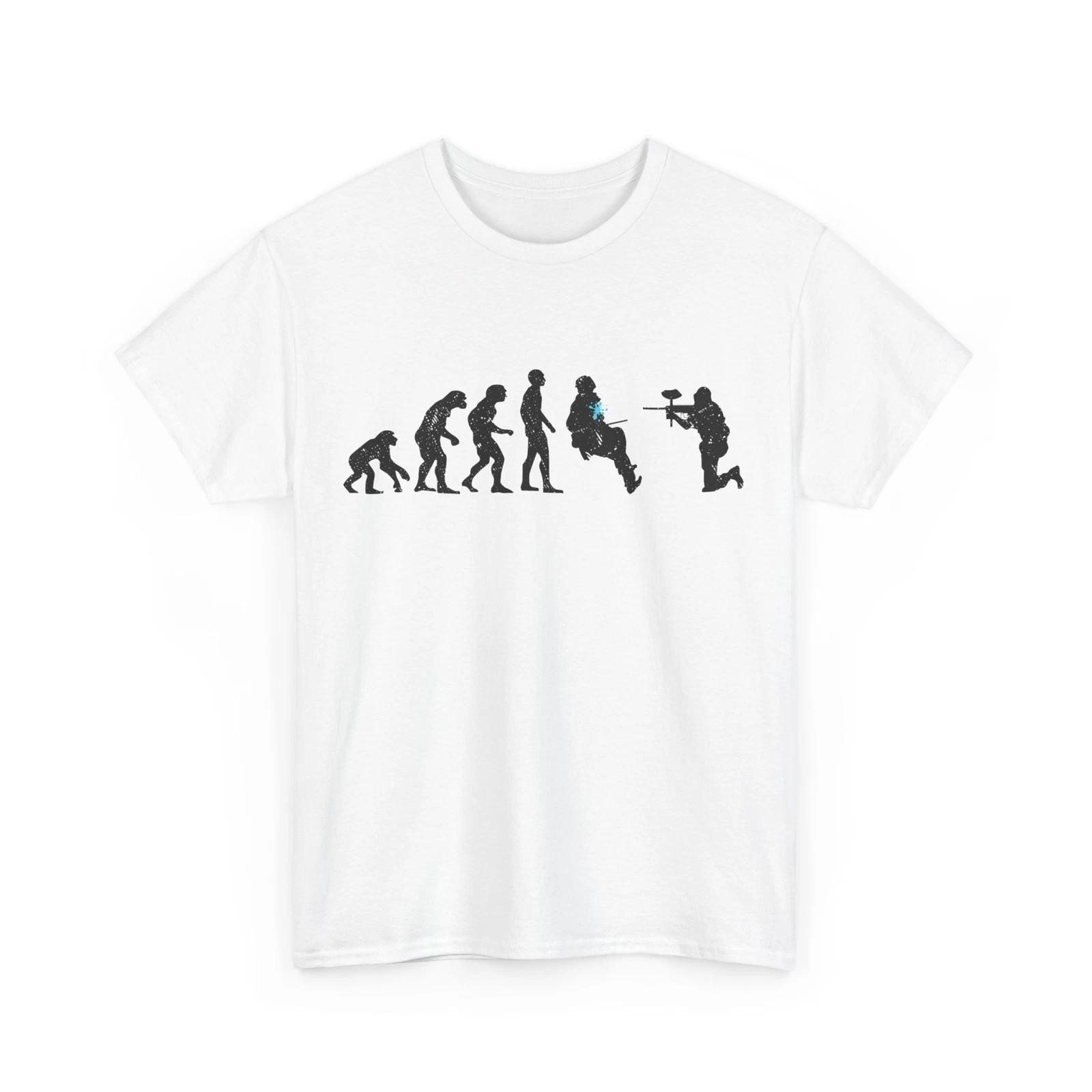 Paintball Shirt, Paintball Player Evolution Sports Lovers Women Men Shirt S