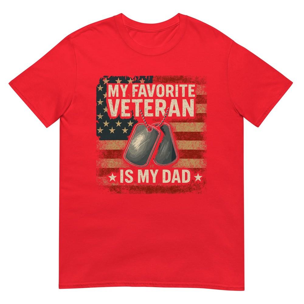 My Favorite Veteran Is My Dad Veterans Day TShirt S