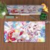 Anime Non-slip Rubber Mouse Pads Large Gamer Desktop Cabinet Carpets Hololive Nakiri Ayame Mauspad Office XXL Gaming Accessories