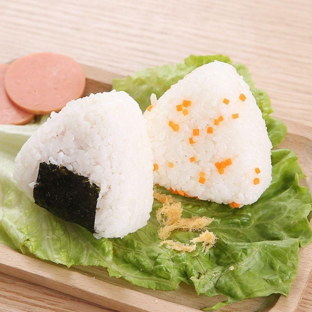 3Pcs/Set Press Sushi Maker Triangular Rice Ball Mold Practical Baby Rice Molds Kitchen