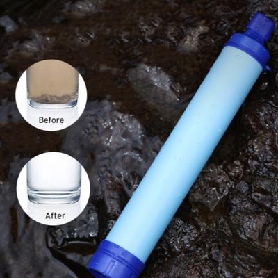 Multifunctional Portable Filter Direct Drinking Water Pipe Wilderness Survival Drinking Water Purifier Emergency Tool