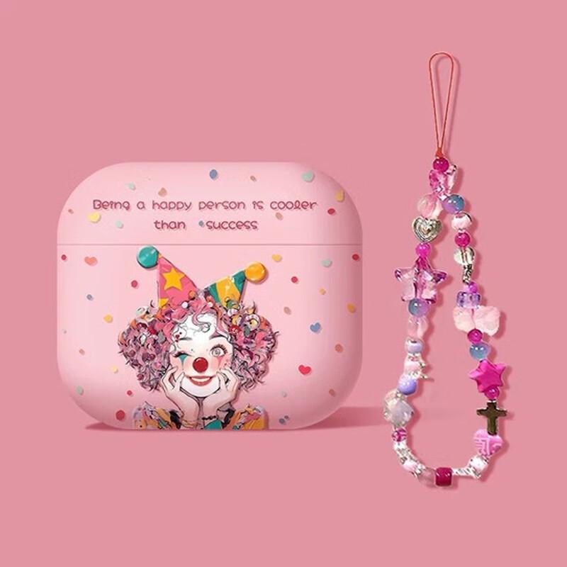 Fumade Clown Design AirPods 3 Case with Lanyard