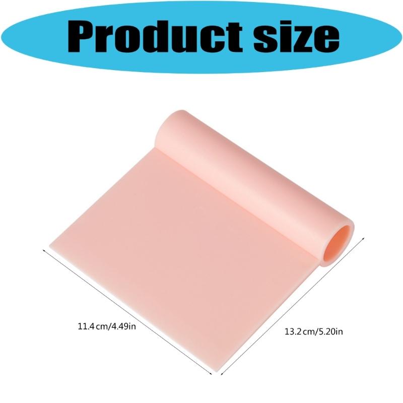 Assorted Color Plastic Pastry Scrapers Safe Edges Dishwasher Safe Colorful Kitchens Dough Tool For Home Cooking