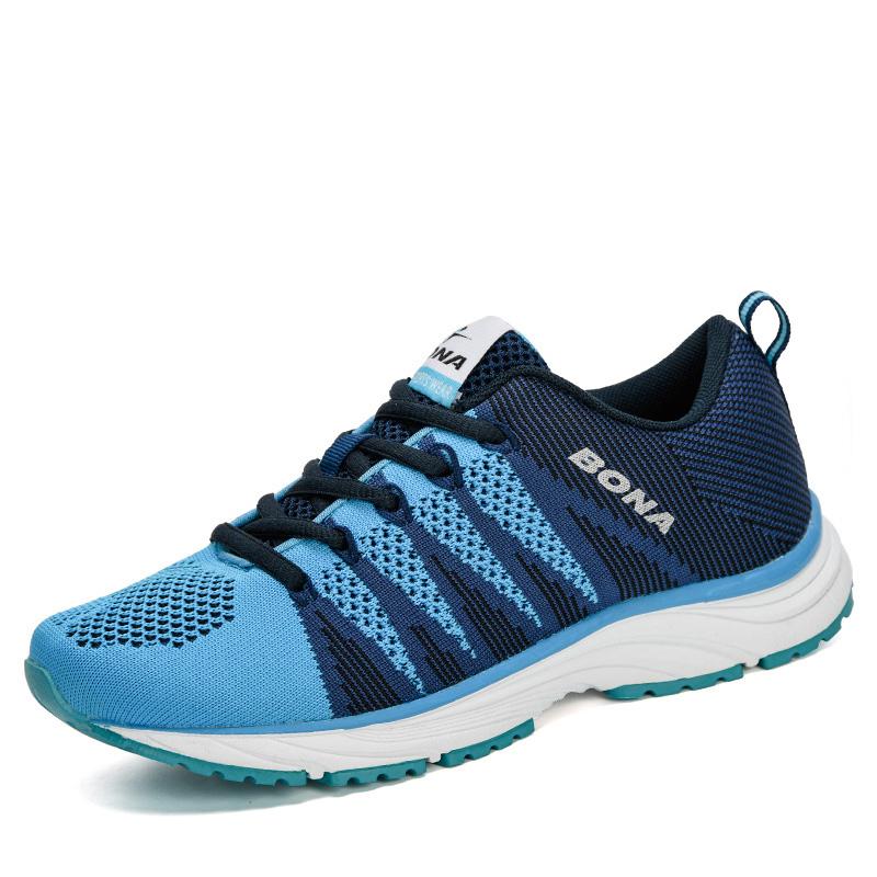BONA New Typical Style Women Running Shoes Outdoor Walking Jogging Sneakers Lace Up Mesh Athletic Shoes Soft