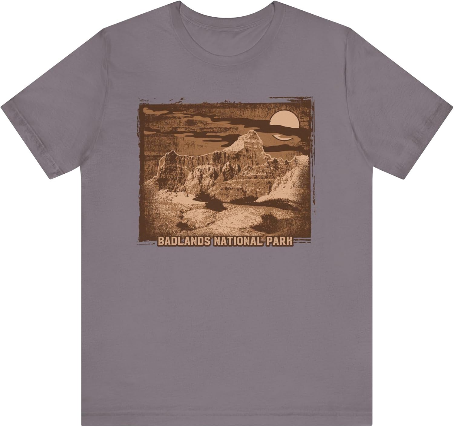 

Badlands Retro Poster Graphic Design Tee, Badlands Shirt, Vintage Tees, Art Design T-Shirt, Graphic Tee, Retro Art Shirts Storm 5XL різнокольоровий